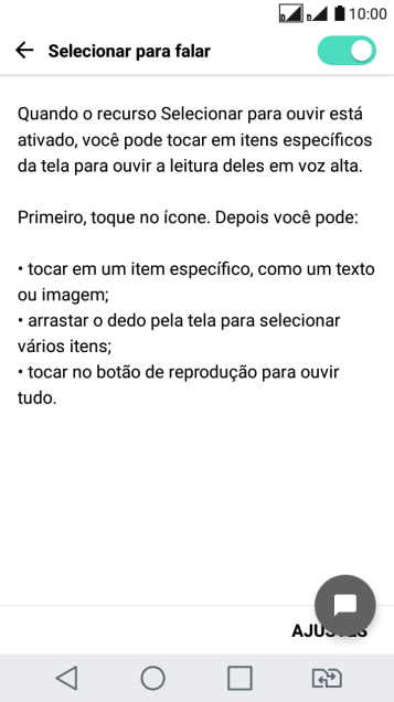 Pressione a tecla de voltar duas vezes. Pressione a tecla de voltar duas vezes.