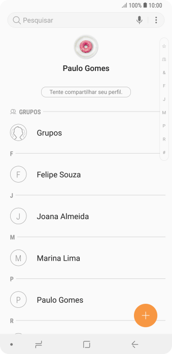 Pressione o ícone de menu. Pressione o ícone de menu.