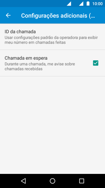 Pressione ID da chamada. Pressione ID da chamada.