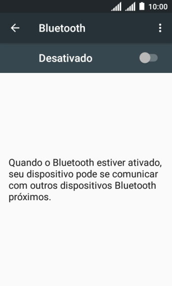 Pressione o indicador para ativar a função. Pressione o indicador para ativar a função.