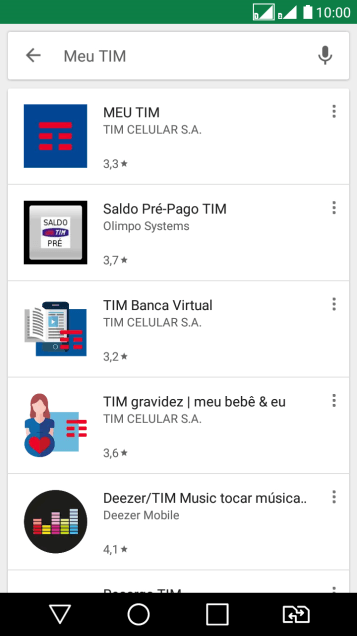 Pressione MEU TIM. Pressione MEU TIM.