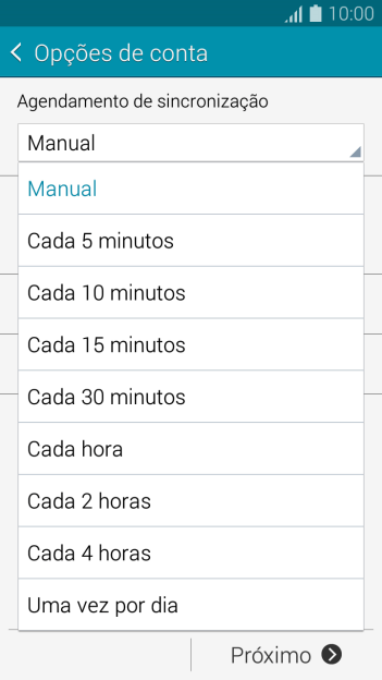 Pressione a configuração desejada. Pressione a configuração desejada.