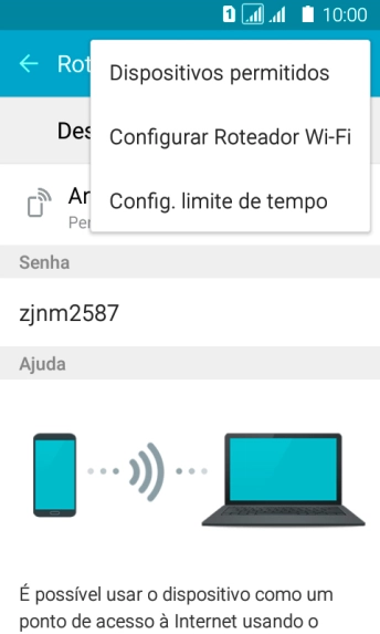 Pressione Configurar Roteador Wi-Fi. Pressione Configurar Roteador Wi-Fi.