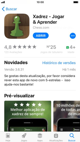 Pressione a tecla de início para finalizar e voltar à tela inicial. Pressione a tecla de início para finalizar e voltar à tela inicial.