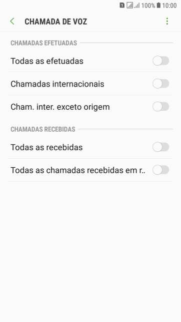Pressione o indicador ao lado do tipo de bloqueio. Pressione o indicador ao lado do tipo de bloqueio.