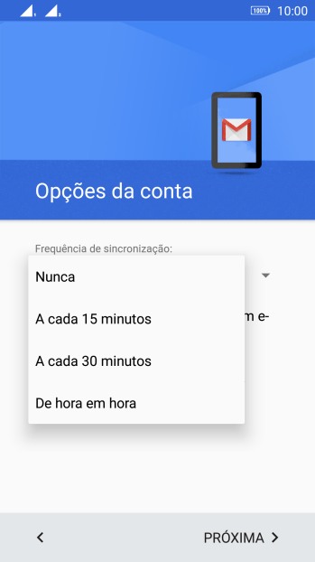 Pressione a configuração desejada. Pressione a configuração desejada.
