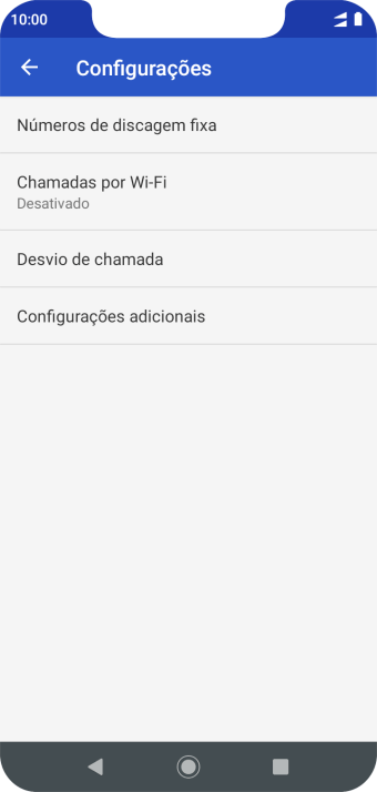 Pressione Desvio de chamada. Pressione Desvio de chamada.