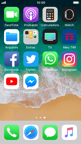 Pressione WhatsApp. Pressione WhatsApp.