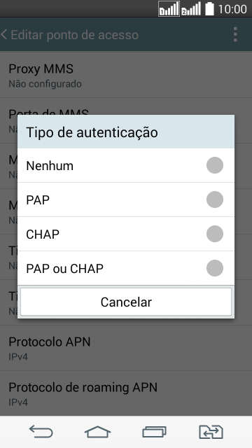 Pressione PAP ou CHAP. Pressione PAP ou CHAP.