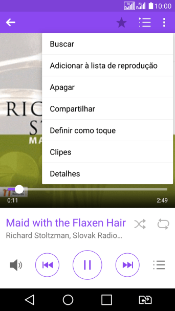 Pressione Adicionar à lista de reprodução. Pressione Adicionar à lista de reprodução.