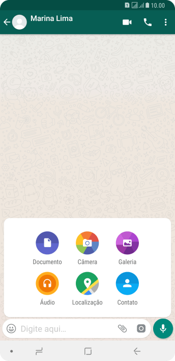 Pressione Galeria, e navegue até a foto ou vídeo desejado. Pressione Galeria, e navegue até a foto ou vídeo desejado.
