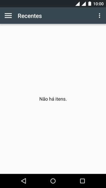 Deslize para a direita a partir do lado esquerdo da tela. Deslize para a direita a partir do lado esquerdo da tela.