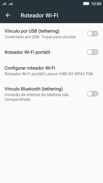Pressione Configurar roteador Wi-Fi. Pressione Configurar roteador Wi-Fi.