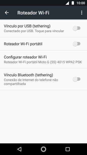 Pressione Configurar roteador Wi-Fi. Pressione Configurar roteador Wi-Fi.