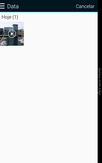 Pressione o vídeo desejado. Pressione o vídeo desejado.