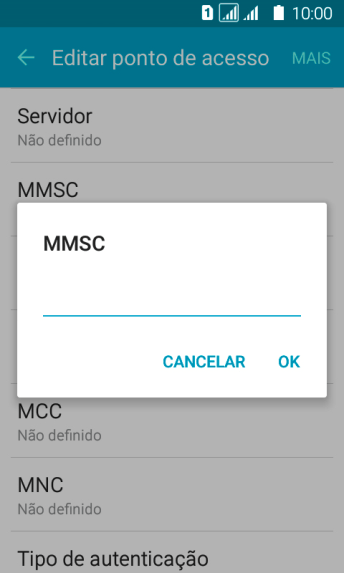 Digite http://mms.tim.br e pressione OK. Digite http://mms.tim.br e pressione OK.