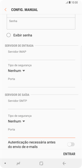 Pressione o indicador ao lado de Pressione o indicador ao lado de