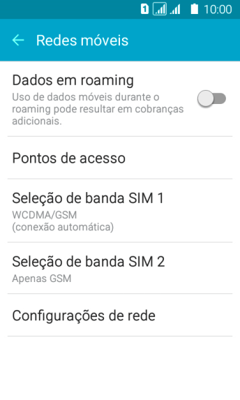 Pressione Pontos de acesso. Pressione Pontos de acesso.
