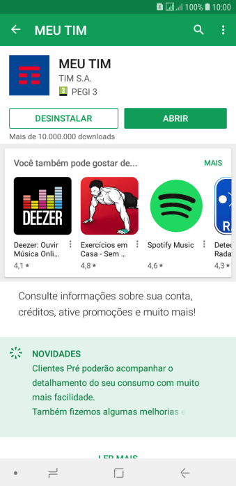 Pressione a tecla de início para finalizar e voltar à tela inicial. Pressione a tecla de início para finalizar e voltar à tela inicial.