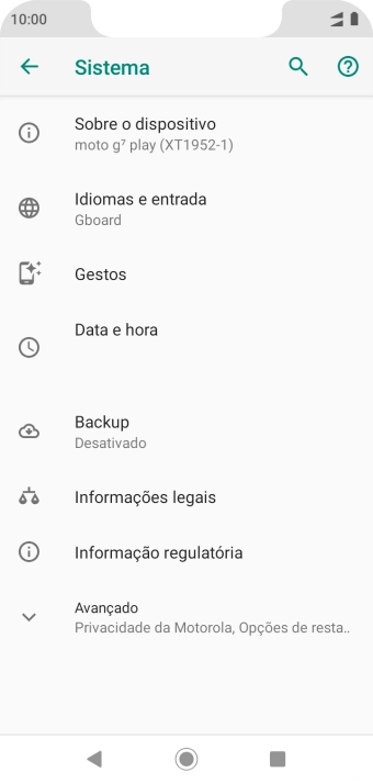 Pressione Avançado. Pressione Avançado.