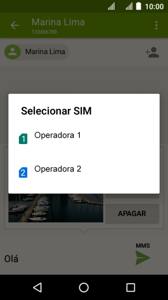 Pressione o chip desejado. Pressione o chip desejado.