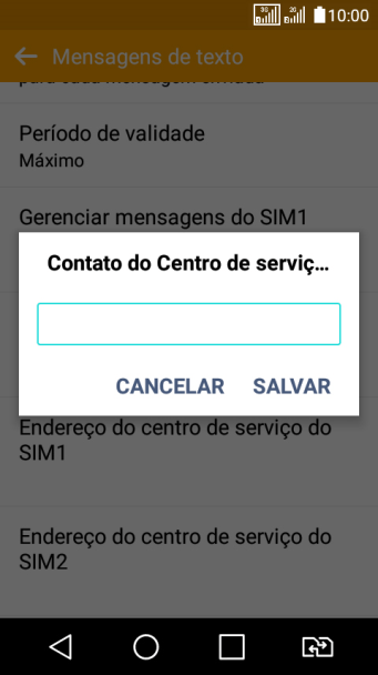 Se você é cliente TIM com DDD 11, 12, 13, 14, 15, 16, 17, 18 ou 19, deve inserir +551181138200 e pressionar SALVAR. Se você é cliente TIM com DDD 11, 12, 13, 14, 15, 16, 17, 18 ou 19, deve inserir +551181138200 e pressionar SALVAR.