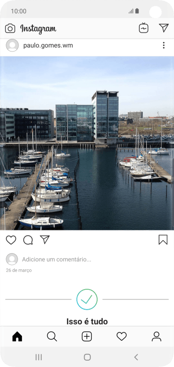 Pressione o post desejado duas vezes para curtir. Pressione o post desejado duas vezes para curtir.