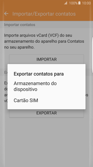 Pressione Cartão SIM. Pressione Cartão SIM.