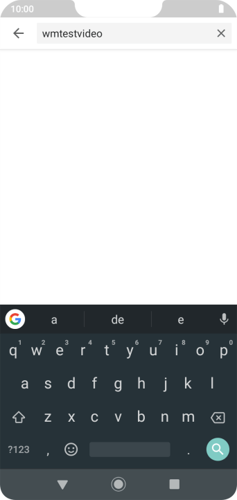 Digite a palavra de busca desejada, e pressione o ícone de busca. Digite a palavra de busca desejada, e pressione o ícone de busca.