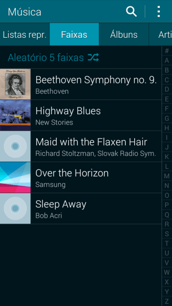 Pressione o arquivo de música desejado. Pressione o arquivo de música desejado.