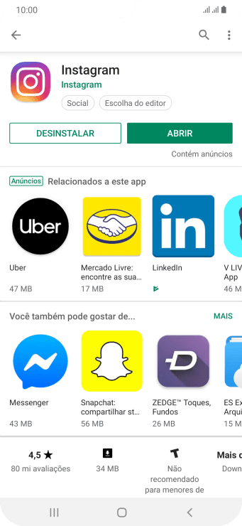 Pressione a tecla de início para finalizar e voltar à tela inicial. Pressione a tecla de início para finalizar e voltar à tela inicial.