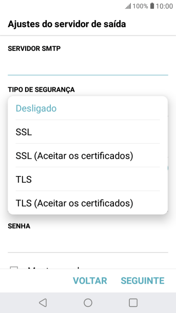 Pressione Desligado para desativar a função. Pressione Desligado para desativar a função.