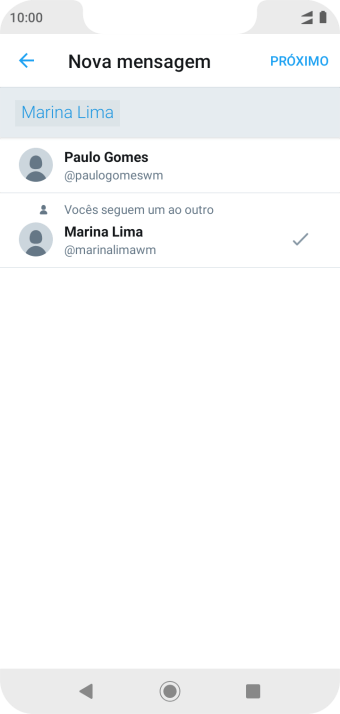 Pressione PRÓXIMO. Pressione PRÓXIMO.