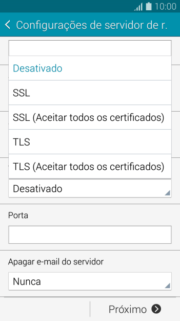 Pressione Desativado para ativar ou desativar a função. Pressione Desativado para ativar ou desativar a função.