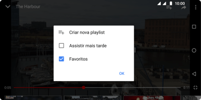 Pressione a lista de reprodução desejada. Pressione a lista de reprodução desejada.