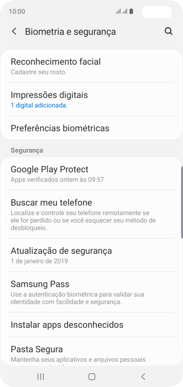 Pressione duas vezes a tecla de voltar. Pressione duas vezes a tecla de voltar.