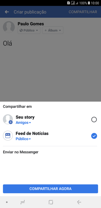 Pressione as configurações desejadas. Pressione as configurações desejadas.