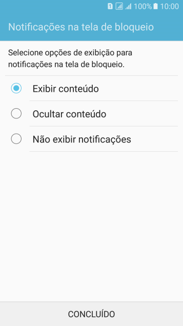 Pressione a configuração desejada. Pressione a configuração desejada.