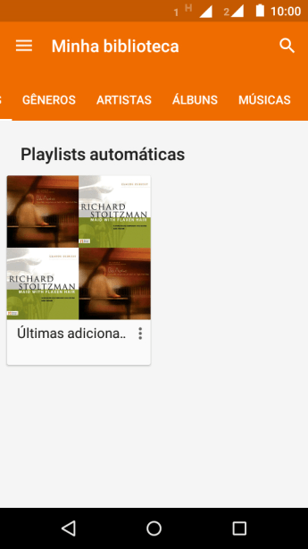 Pressione a categoria desejada, e navegue até o arquivo de música desejado. Pressione a categoria desejada, e navegue até o arquivo de música desejado.