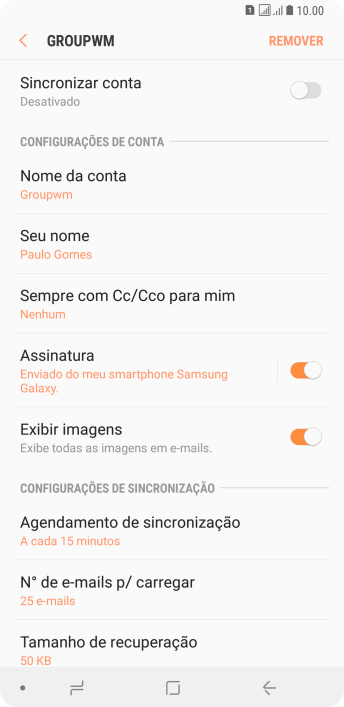 Pressione o indicador ao lado de Pressione o indicador ao lado de