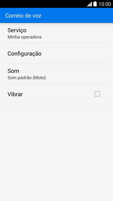 Pressione Configuração. Pressione Configuração.