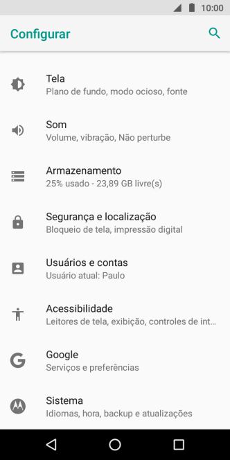 Pressione Google. Pressione Google.