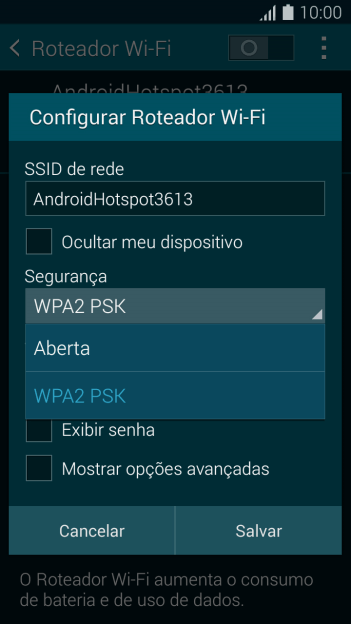Pressione WPA2 PSK para proteger seu Roteador Wi-Fi com uma senha. Pressione WPA2 PSK para proteger seu Roteador Wi-Fi com uma senha.