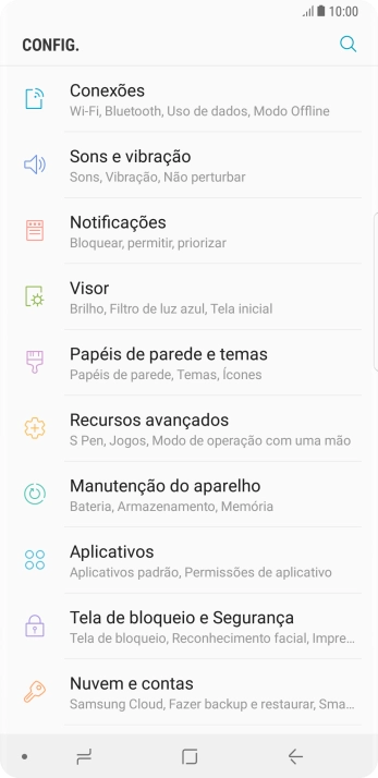 Pressione Conexões. Pressione Conexões.