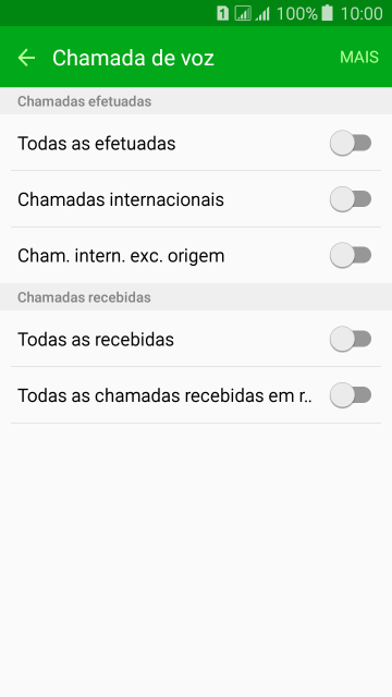 Pressione o tipo de bloqueio desejado. Pressione o tipo de bloqueio desejado.