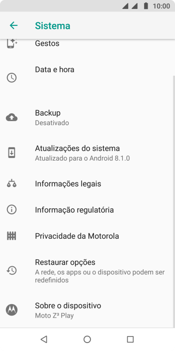 Pressione Restaurar opções. Pressione Restaurar opções.