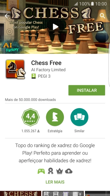 Pressione INSTALAR, e siga as indicações da tela para instalar o app. Pressione INSTALAR, e siga as indicações da tela para instalar o app.