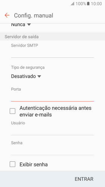 Pressione Autenticação necessária antes enviar e-mails para ativar a função. Pressione Autenticação necessária antes enviar e-mails para ativar a função.