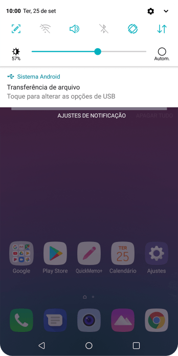 Pressione o ícone de conexão. Pressione o ícone de conexão.
