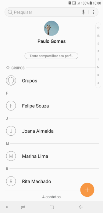 Pressione o ícone de menu. Pressione o ícone de menu.